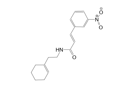 (2E)-N-[2-(1-cyclohexen-1-yl)ethyl]-3-(3-nitrophenyl)-2-propenamide