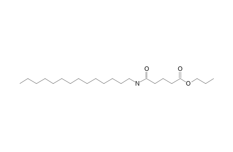 Glutaric acid, monoamide, N-tetradecyl-, propyl ester