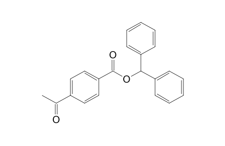 p-hydroxybenzoic acid, diphenylmethyl ester, acetate
