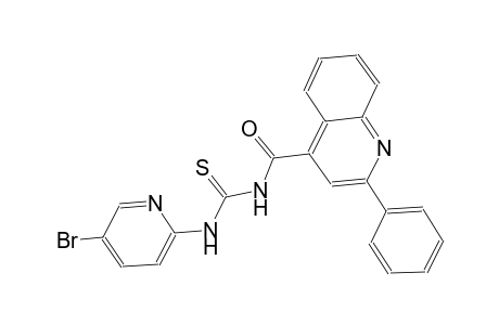 N-(5-bromo-2-pyridinyl)-N'-[(2-phenyl-4-quinolinyl)carbonyl]thiourea