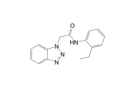 2-(Benzotriazol-1-yl)-N-(2-ethylphenyl)acetamide