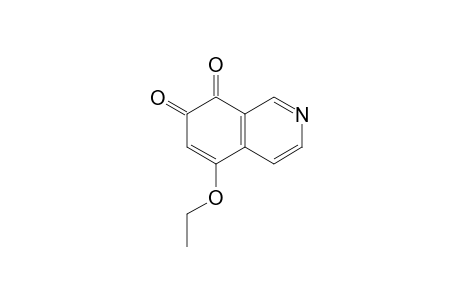 5-Ethoxy-7,8-isoquinolinedione