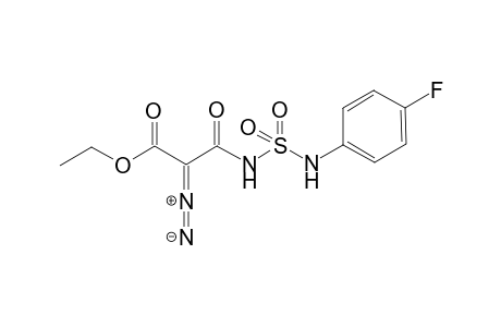 Ethyl 2-diazo-3-[(4-fluorophenyl)sulfamoylamino]-3-oxo-propanoate