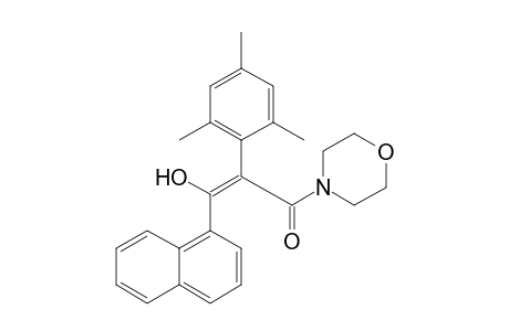 3-Hydroxy-2-mesityl-3-( 1'-naphthyl)-propenyl - morpholide