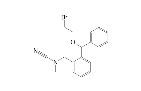 2-[4-BrOMO-2-OXO-1-PHENYL)-BUTYL]-N-METHYLBENZENEMETHANAMINE-N-CARBONITRILE