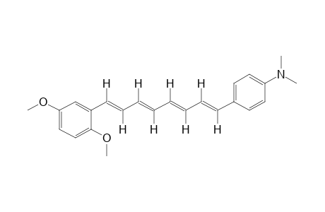 p-[8-(2,5-DIMETHOXYPHENYL)-trans,trans,trans,trans-1,3,5,7-OCTATETRAENYL]-N,N-DIMETHYLANILINE