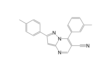 7-(3-Methylphenyl)-2-(4-methylphenyl)pyrazolo[1,5-a]pyrimidine-6-carbonitrile