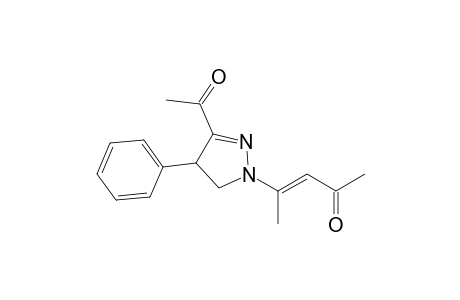 4-(3-Acetyl-4-phenyl-2-pyrazolin-1-yl)pent-3-en-2-one