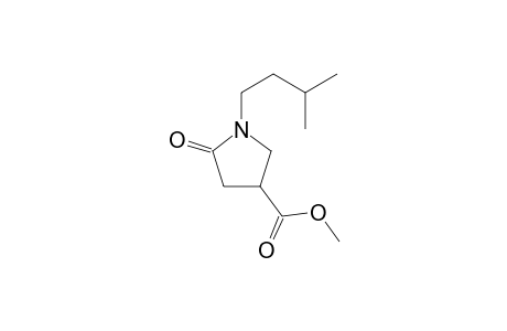 1-(3-Methylbutyl)-5-oxo-3-pyrrolidinecarboxylic acid methyl ester