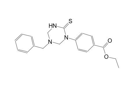 ethyl 4-(5-benzyl-2-thioxotetrahydro-1,3,5-triazin-1(2H)-yl)benzoate