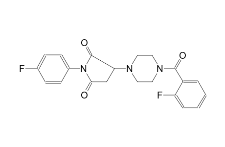 1-(4-fluorophenyl)-3-[4-(2-fluorophenyl)carbonylpiperazin-1-yl]pyrrolidine-2,5-dione