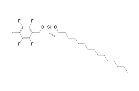 Silane, methylvinyl(pentafluorobenzyloxy)pentadecyloxy-