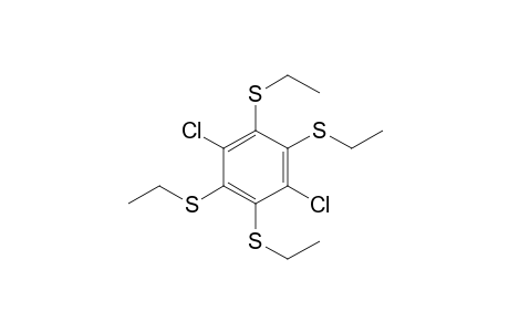 1,4-dichloro-2,3,5,6-tetrakis(ethylthio)benzene