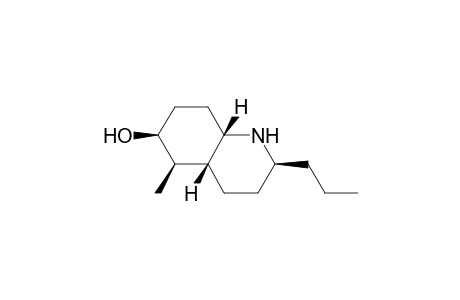6-Quinolinol, decahydro-5-methyl-2-propyl-, [2S-(2.alpha.,4a.beta.,5.beta.,6.beta.,8a.beta.)]-