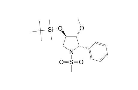 (2S,3R,4R)-4-(TERT.-BUTYLDIMETHYLSILYLOXY)-3-METHOXY-1-METHYLSULFONYL-2-PHENYL-PYRROLIDINE