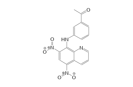 1-{3-[(5,7-dinitro-8-quinolinyl)amino]phenyl}ethanone