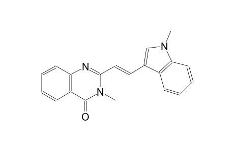 3-methyl-2-[(E)-2-(1-methyl-1H-indol-3-yl)ethenyl]-4(3H)-quinazolinone