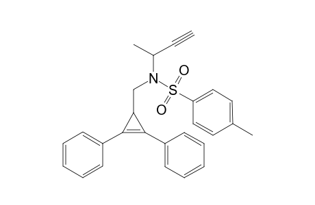 N-(But-3-yn-2-yl)-N-((2, 3-diphenylcycloallyl)methyl)-4-methylbenzenesulfonamide