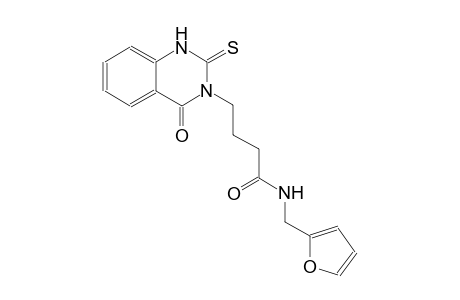3-quinazolinebutanamide, N-(2-furanylmethyl)-1,2,3,4-tetrahydro-4-oxo-2-thioxo-