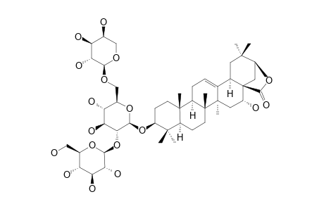 ALBIZIASAPONIN-B;ACACIC-ACID-LACTONE-3-O-BETA-D-GLUCOPYRANOSYL-(1->2)-O-[ALPHA-L-ARABINOPYRANOSYL-(1->6)]-BETA-D-GLUCOPYRANOSIDE