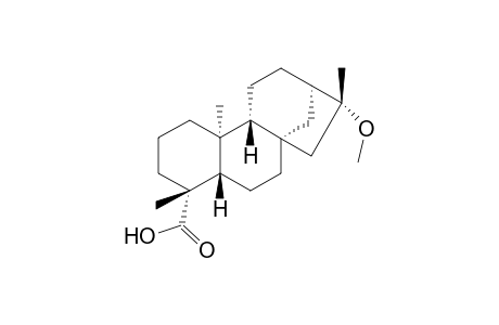 16.alpha.-Methoxy-(ent)-Kauran-19-oic Acid