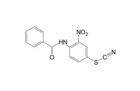 thiocyanic acid, 4-benzamido-3-nitrophenyl ester