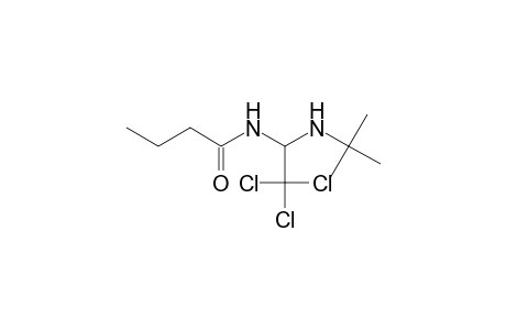 N-[1-(tert-butylamino)-2,2,2-trichloroethyl]butanamide