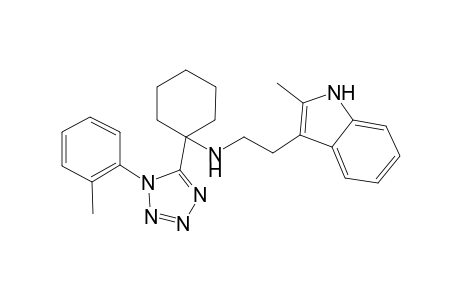 2-(2-Methyl-1H-indol-3-yl)ethyl-[1-[1-(o-tolyl)tetrazol-5-yl]cyclohexyl]amine