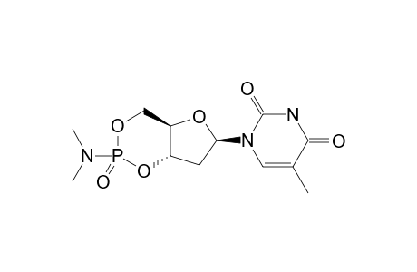 (RP)-THYMIDINE-3',5'-CYCLIC-N,N-DIMETHYLPHOSPHORAMIDATE