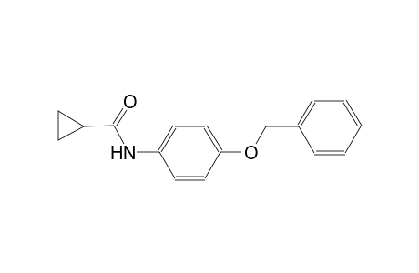 cyclopropanecarboxamide, N-[4-(phenylmethoxy)phenyl]-
