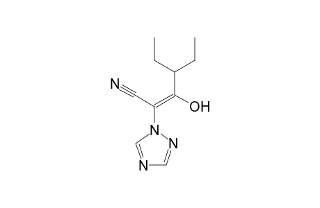 1H-1,2,4-Triazole-1-acetonitrile, .alpha.-(2-ethyl-1-hydroxybutylidene)-