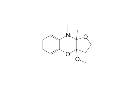 2H-Furo[3,2-b][1,4]benzoxazine, 3,3a,9,9a-tetrahydro-3a-methoxy-9,9a-dimethyl-