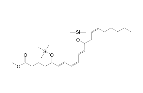 Methyl 5,12-di(trimethylsiloxy)eicosan-6(E),8(Z),10(E),14(Z)-tetraenoate