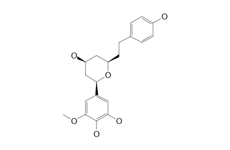 5-[4-HYDROXY-6-(4-HYDROXYPHENYLETHYL)-TETRAHYDRO-2-H-PYRAN-2-YL]-3-METHOXYBENZENE-1,2-DIOL