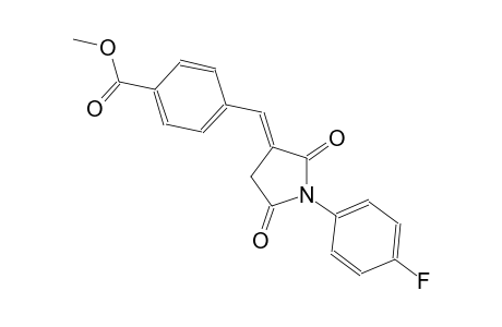 benzoic acid, 4-[(E)-[1-(4-fluorophenyl)-2,5-dioxo-3-pyrrolidinylidene]methyl]-, methyl ester