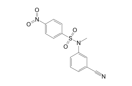 Methyl N-Nosyl-N-methyl-m-aminobenzonitrile