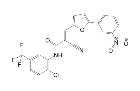 (2E)-N-[2-chloro-5-(trifluoromethyl)phenyl]-2-cyano-3-[5-(3-nitrophenyl)-2-furyl]-2-propenamide