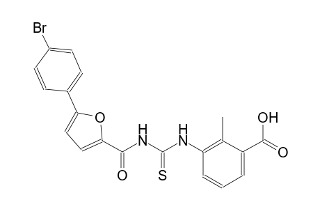 3-[({[5-(4-bromophenyl)-2-furoyl]amino}carbothioyl)amino]-2-methylbenzoic acid
