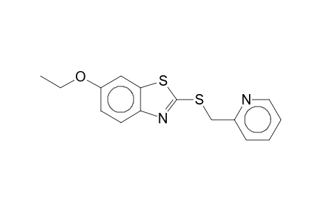 6-Ethoxy-2-[(2-pyridinylmethyl)sulfanyl]-1,3-benzothiazole