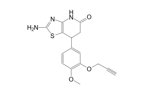 thiazolo[4,5-b]pyridin-5(4H)-one, 2-amino-6,7-dihydro-7-[4-methoxy-3-(2-propynyloxy)phenyl]-