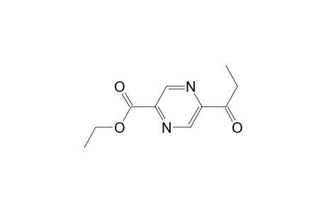 1-(2-carbethoxy-5-pyrazinyl)-1-propanone