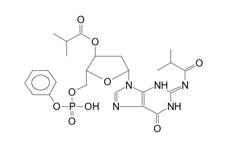 N,3'-BIS(ISOBUTYROYL)DEOXYGUANOSINE, 5'-PHENYLPHOSPHATE