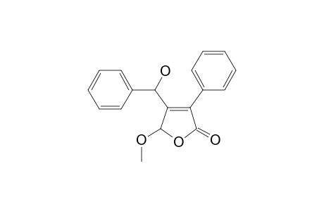 4-(hydroxy-phenylmethyl)-5-methoxy-3-phenyl-5H-furan-2-one