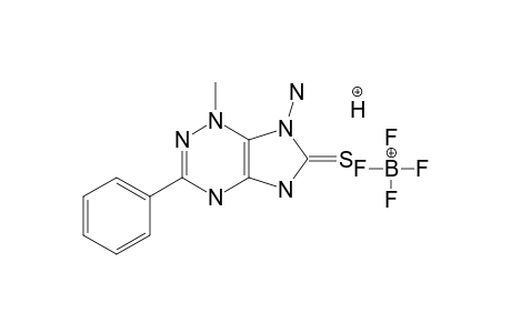 7-AMINO-1-METHYL-3-PHENYL-4,6,7,7A-TETRAHYDRO-1H-IMIDAZO-[4,5-E]-[1,2,4]-TRIAZIN-6-THIONE
