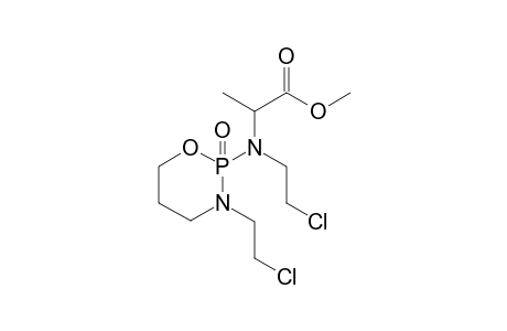 2-{[N-(2'-(Chloroethyl)-1'-N-[methoxycarbonyl]ethylamino}-3-(2"-chloroethyl)tetrahydro-2H-(1,3,2)-oxaazaphosphorin - 2-oxide