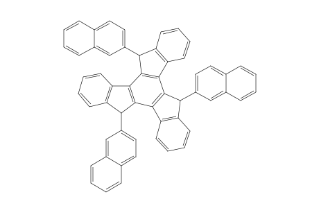 syn-5,10,15-Tri-(naphthalen-2-yl)-10,15-dihydro-5H-diindeno[1,2-a;1',2'-c]fluorene