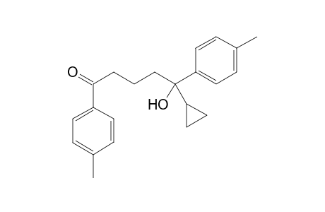 1-Pentanone, 5-cyclopropyl-5-hydroxy-1,5-bis(4-methylphenyl-