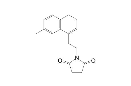 1-[2'-(3",4"-Dihydro-7"-methyl-1"-naphthalenyl)ethyl]-pyrrolidine-2,5-dione