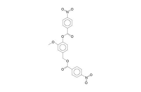 3-Methoxy-4-(4-nitrobenzoyloxy)benzyl 4-nitrobenzoate