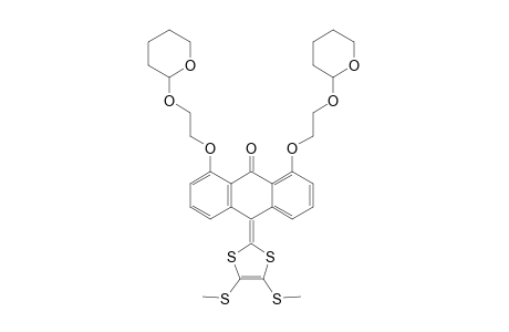 1,8-Bis(2-tetrahydropyranoxyethoxy)-10-(4,5-dimethylthio[1,3]-dithiol-2-ylidene)anthracene-9-one